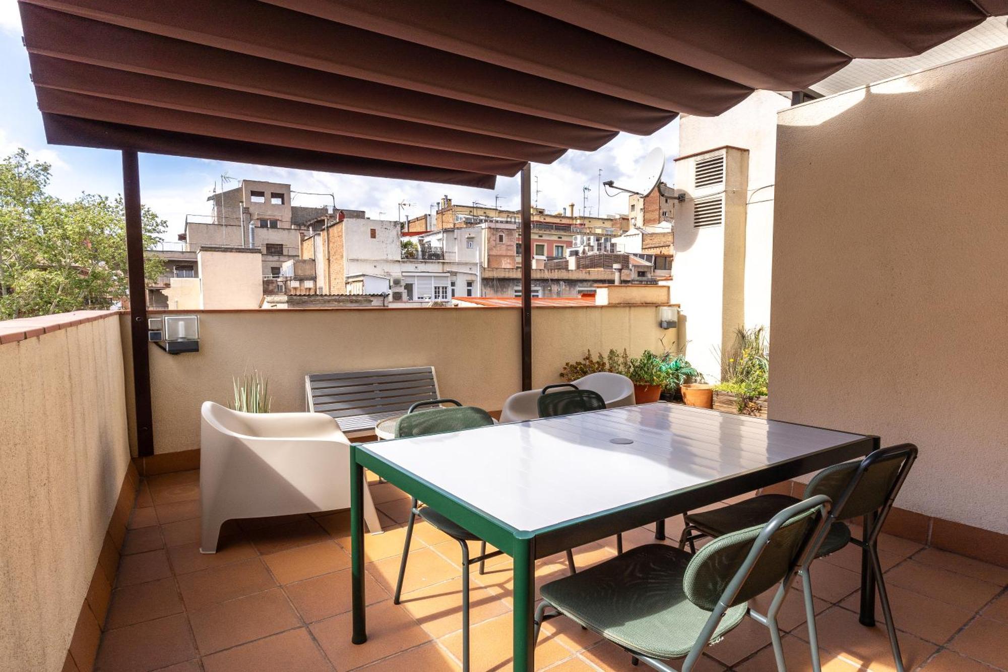 Centrico Apartamento Con Terraza Barselona Dış mekan fotoğraf